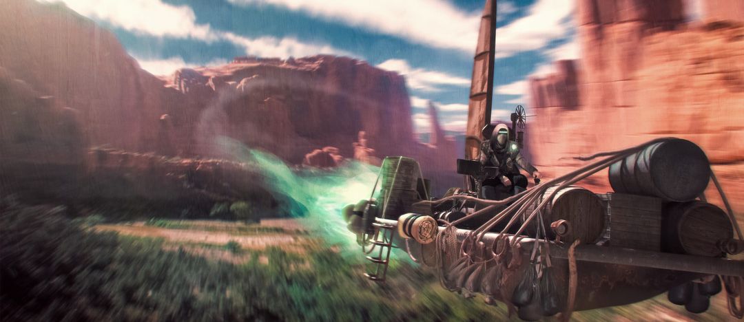 2D Environment - Scavenger speeder design