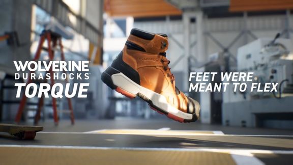 Wolverine - Durashocks Torque | 3D Retail Footwear CGIs