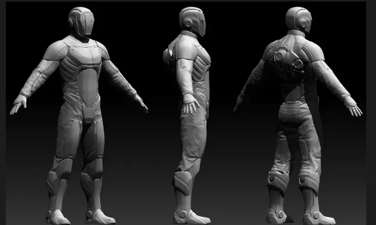 Robot01_Hipoly