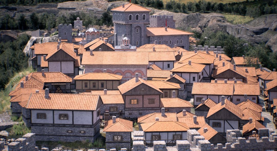 3D Restoration of the Medieval town of Cherven (Bulgaria) by Tornado Studios