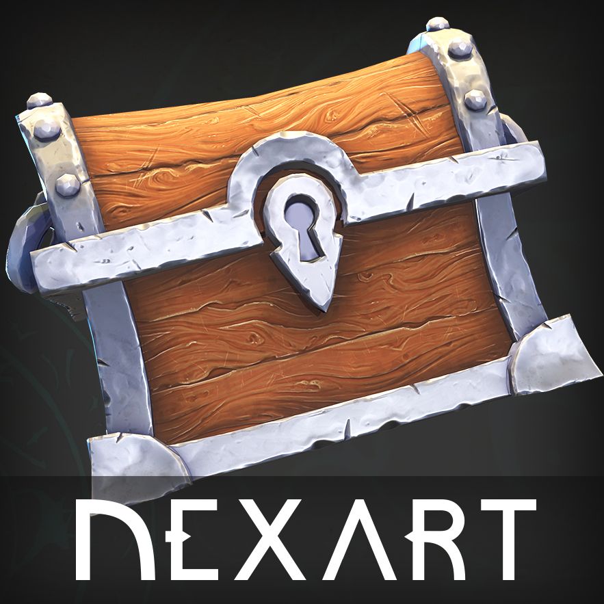 Stylized Chest | 3D Game Prop Modelling