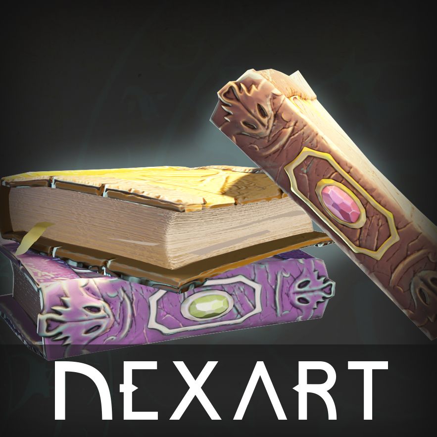 Stylized medium book