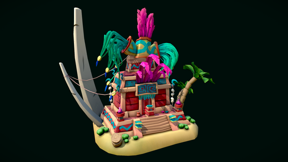 Mayan Shaman - Diorama