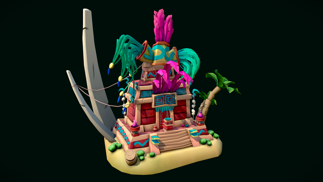 Mayan Shaman - Diorama by Simone T.