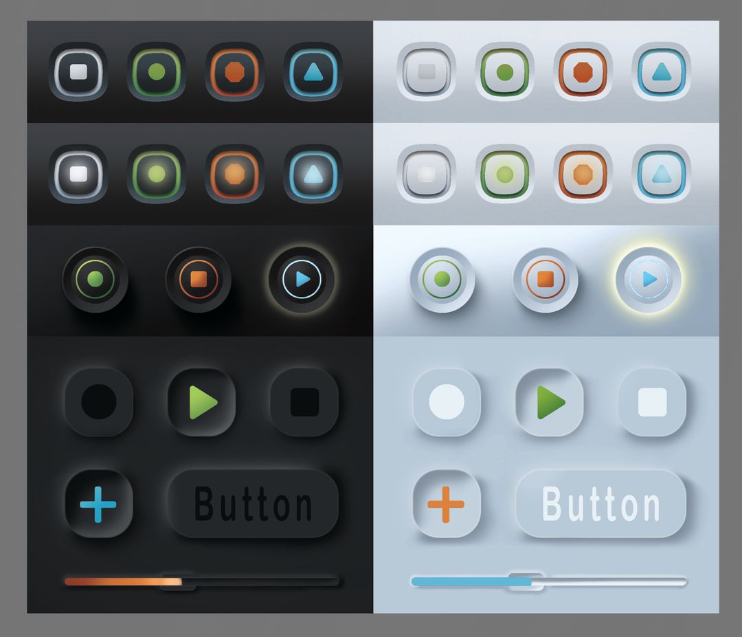 UI Buttons by Tommy L.