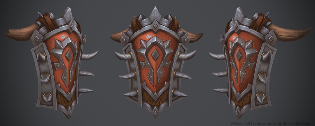 Horde Warfronts Shield Fan art by Jose T.