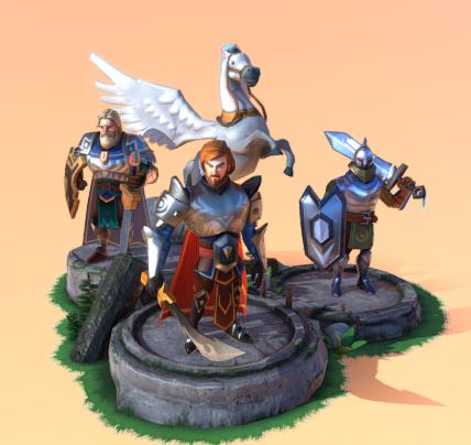 3D Character + Background 1