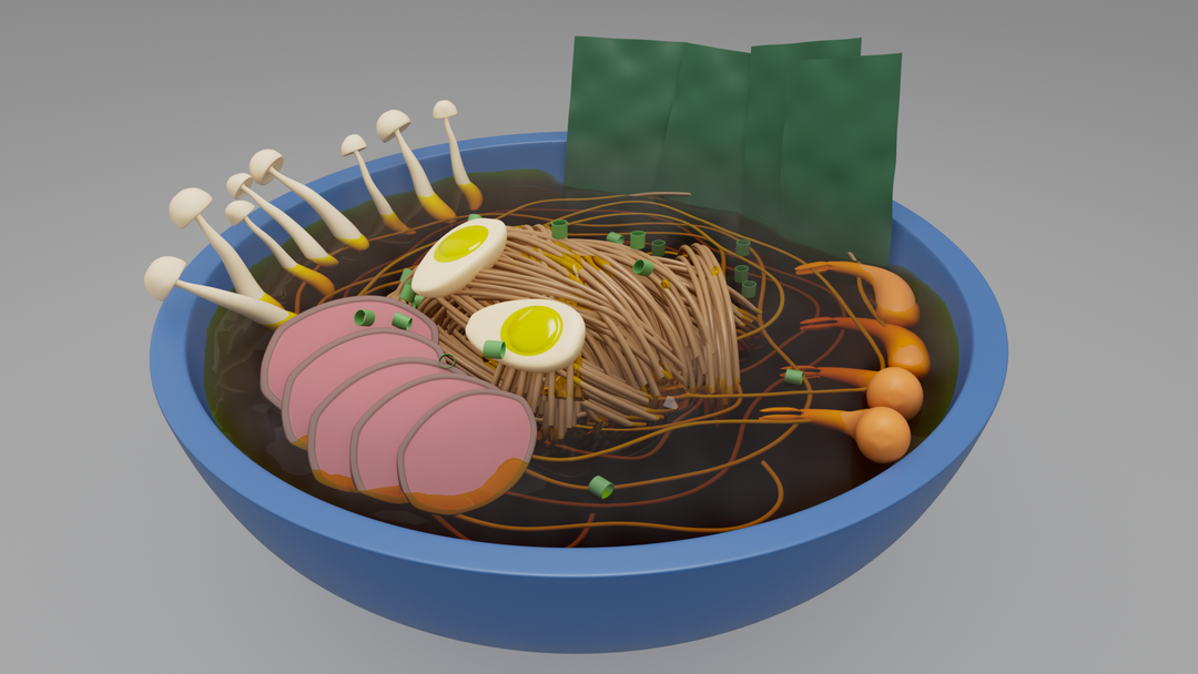 Stylized Ramen by Gustavo G.