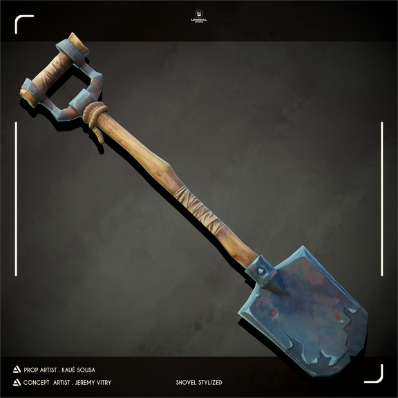 Stylized shovel - Concept Art: Jeremy Vitry