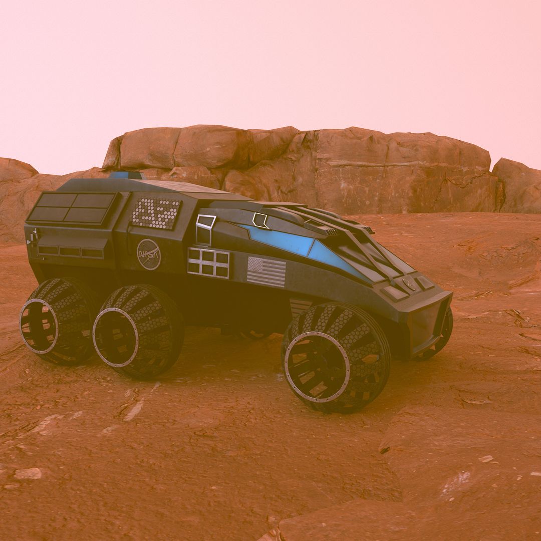 Futuristic NASA Rover by Jorge L.