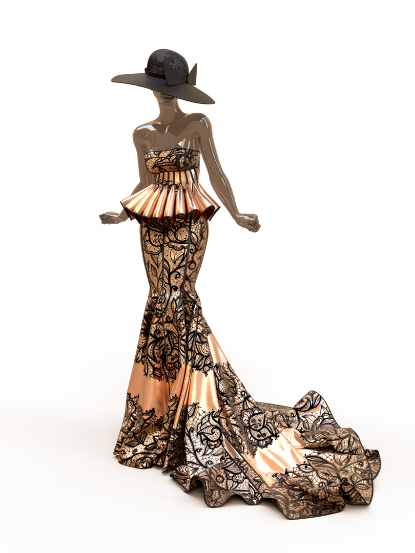 Gala Dress | 3D Retail Clothing CGIs