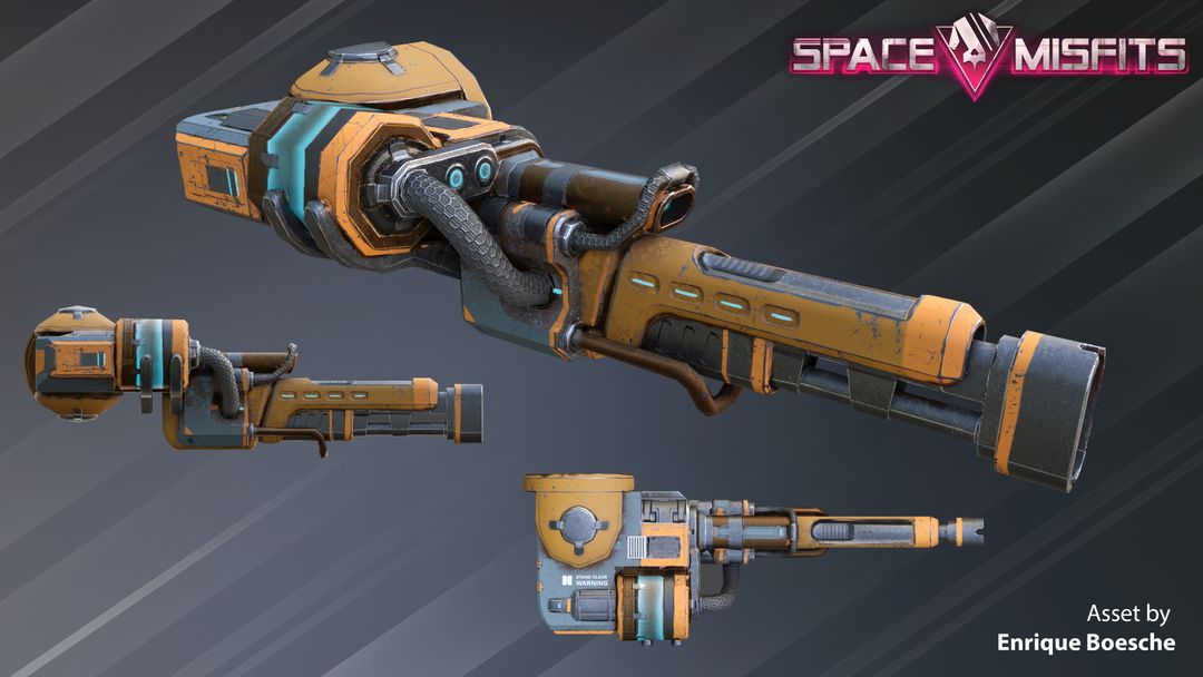 Gun turret for long distance viewing