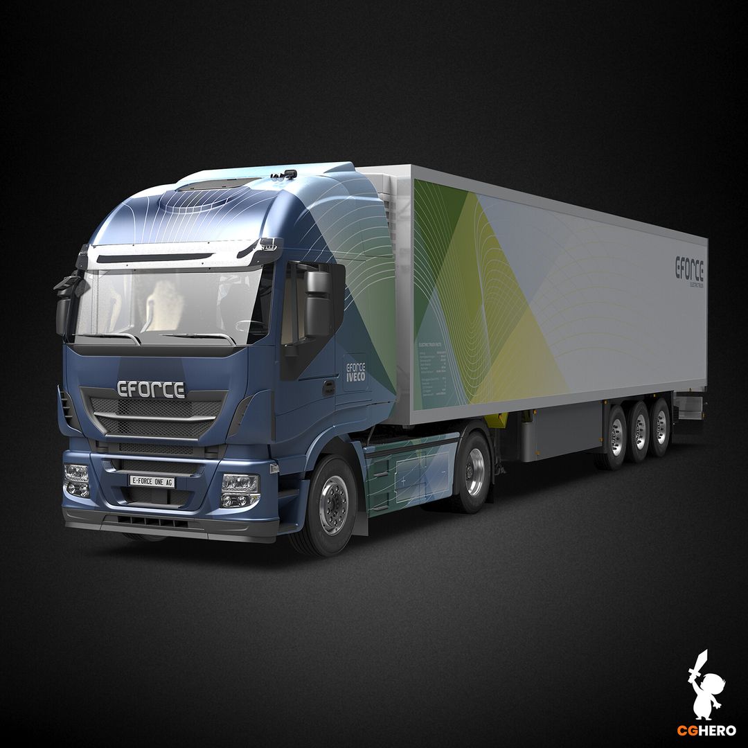 E-Force Trailer Wrap and Visualisation
