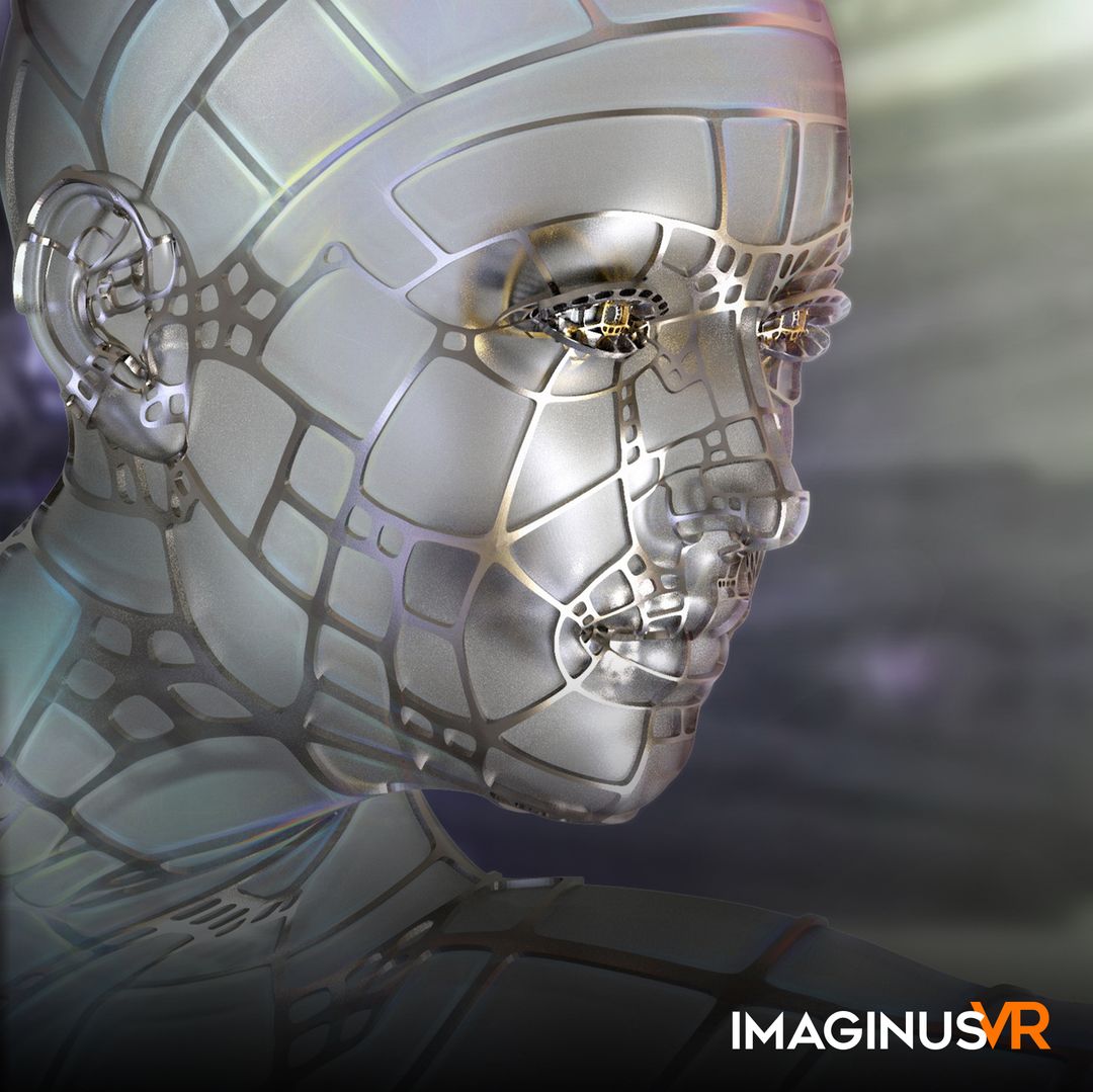 Digital woman character 3D model