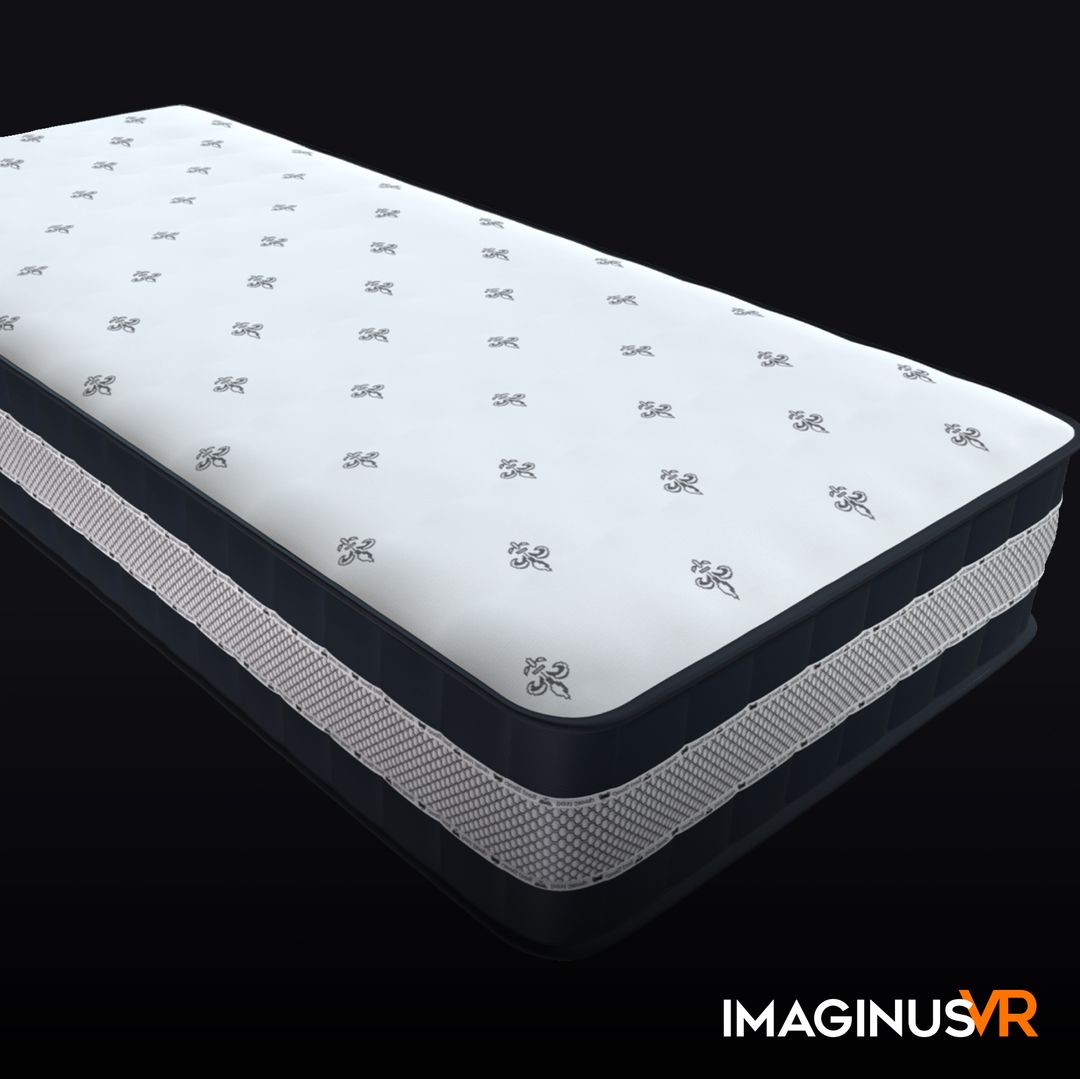 Single Sleeping Mattress photogrammetry high poly 3D