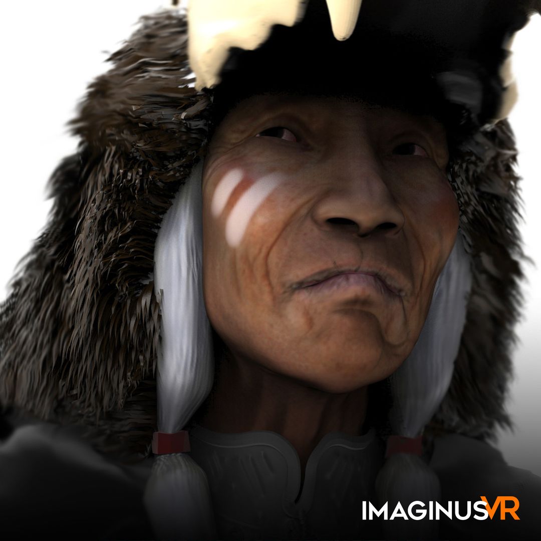 Shaman character 3D model