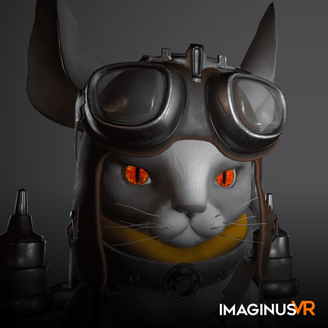 Rabbit fighter 3D model