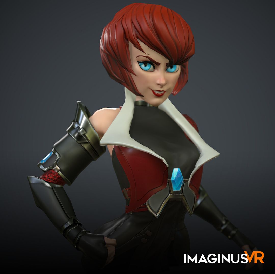 Cyber woman 3D model