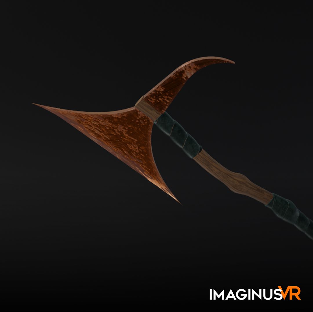 Game asset Battle-Worn Orange-Head Axe