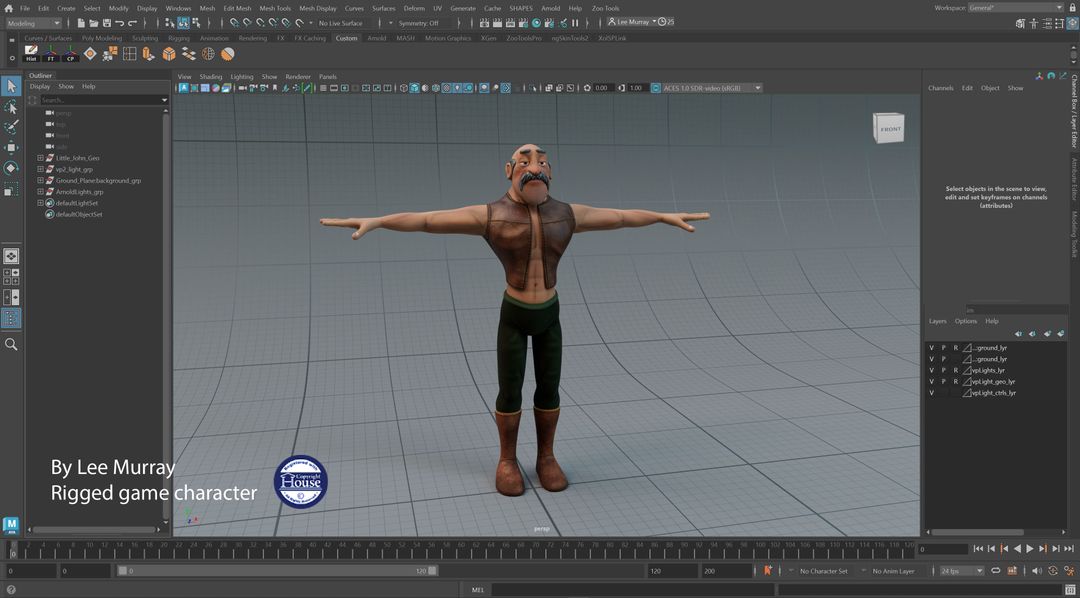 3d game character UE5.3