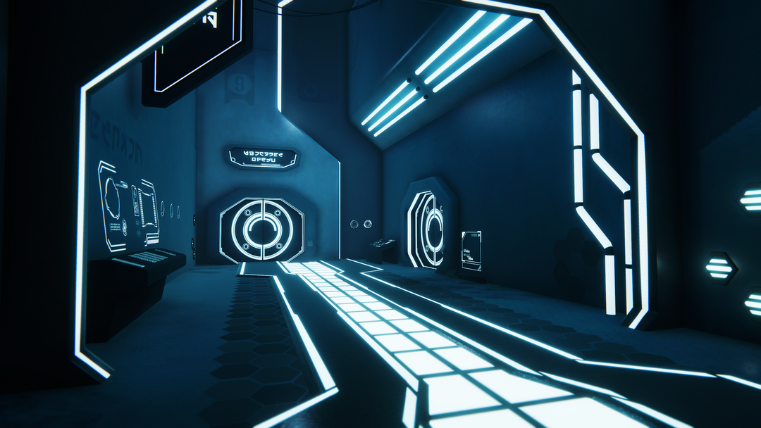 Tron Inspired Environment