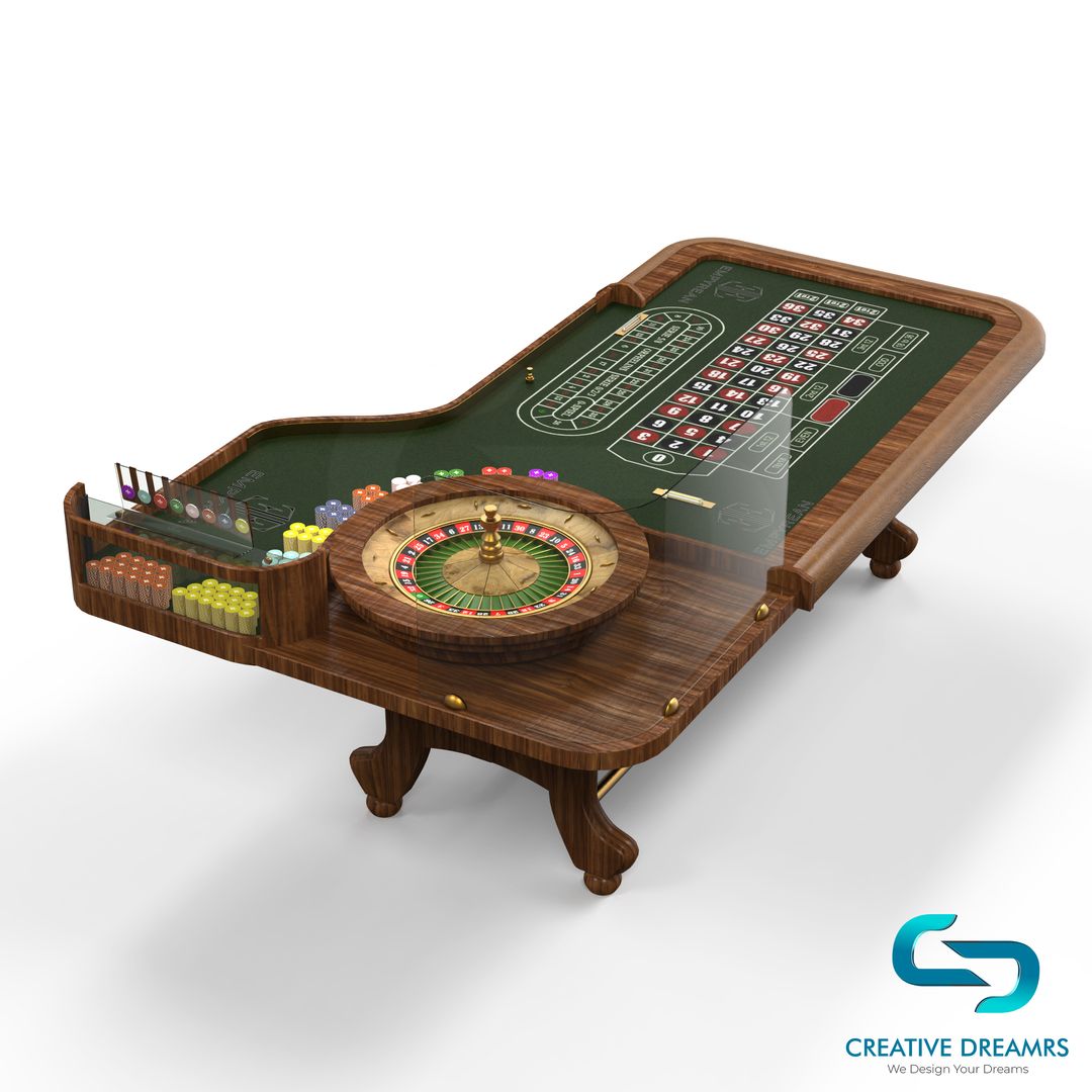Casino Roulette - 3D Product Design