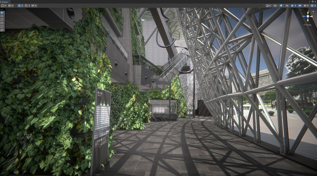 Seoul City Hall Project - Creation of a 3D Environment for the 'Metaverse Seoul' Mobile App