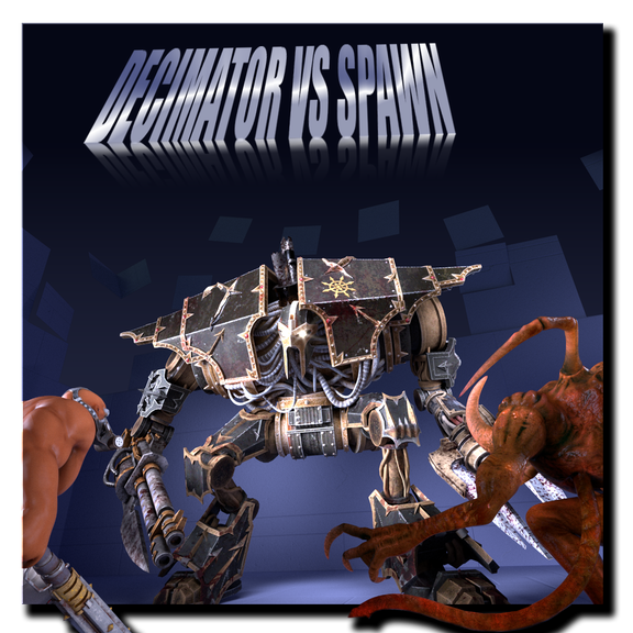 Decimator Vs Spawn - animated short