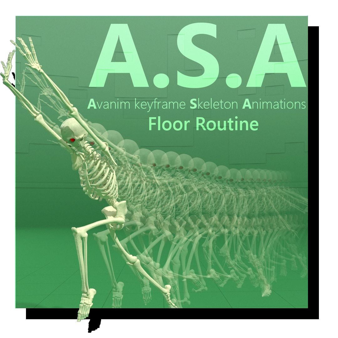 Floor Routine - skeleton animation