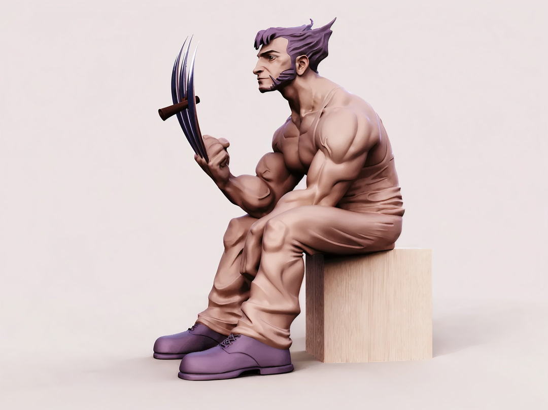 Wolverine stylized sculpt ( WIP )