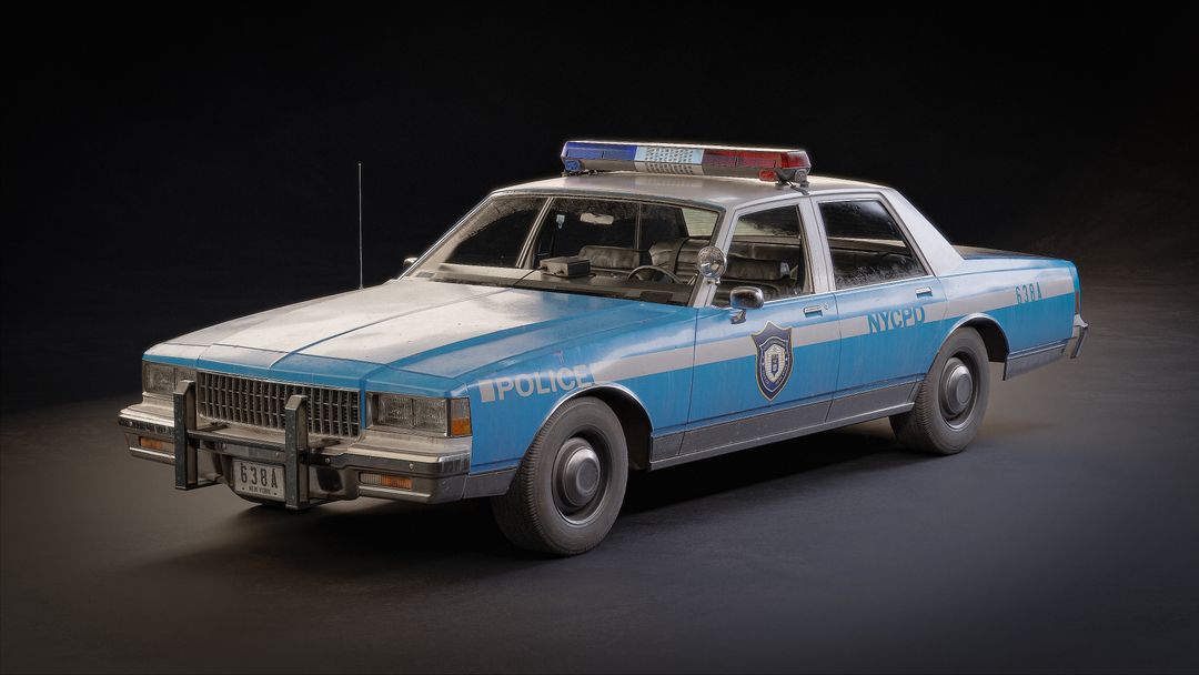 1980's Classic Police Car | TAXI DEPOT