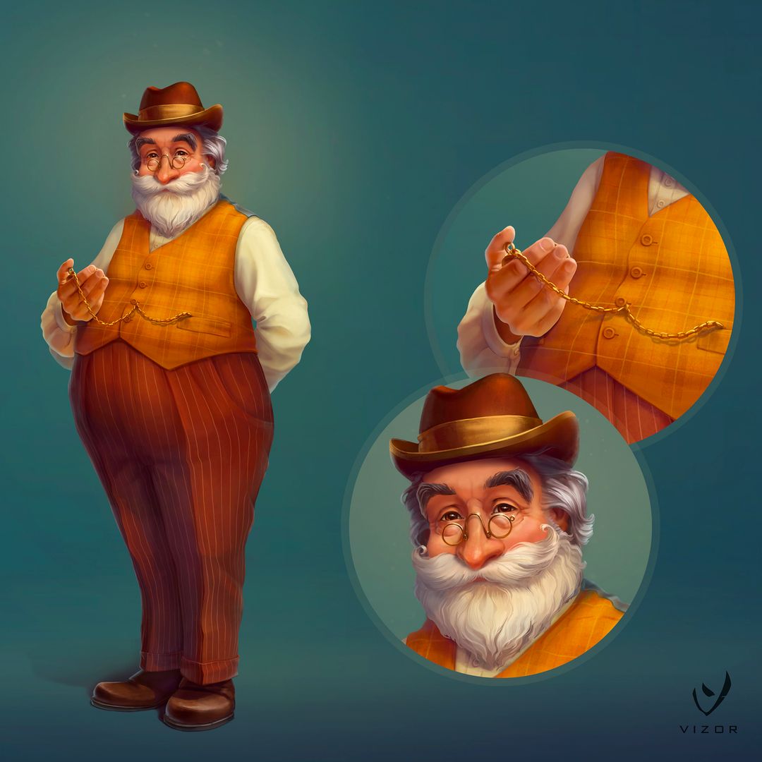 Klondike Game Characters