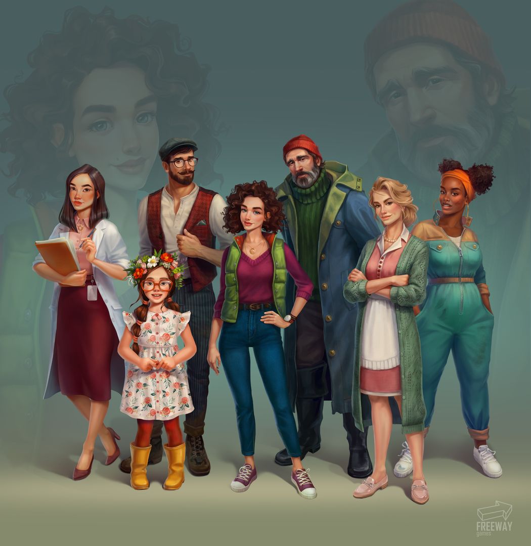 FREEWAY Games Characters.