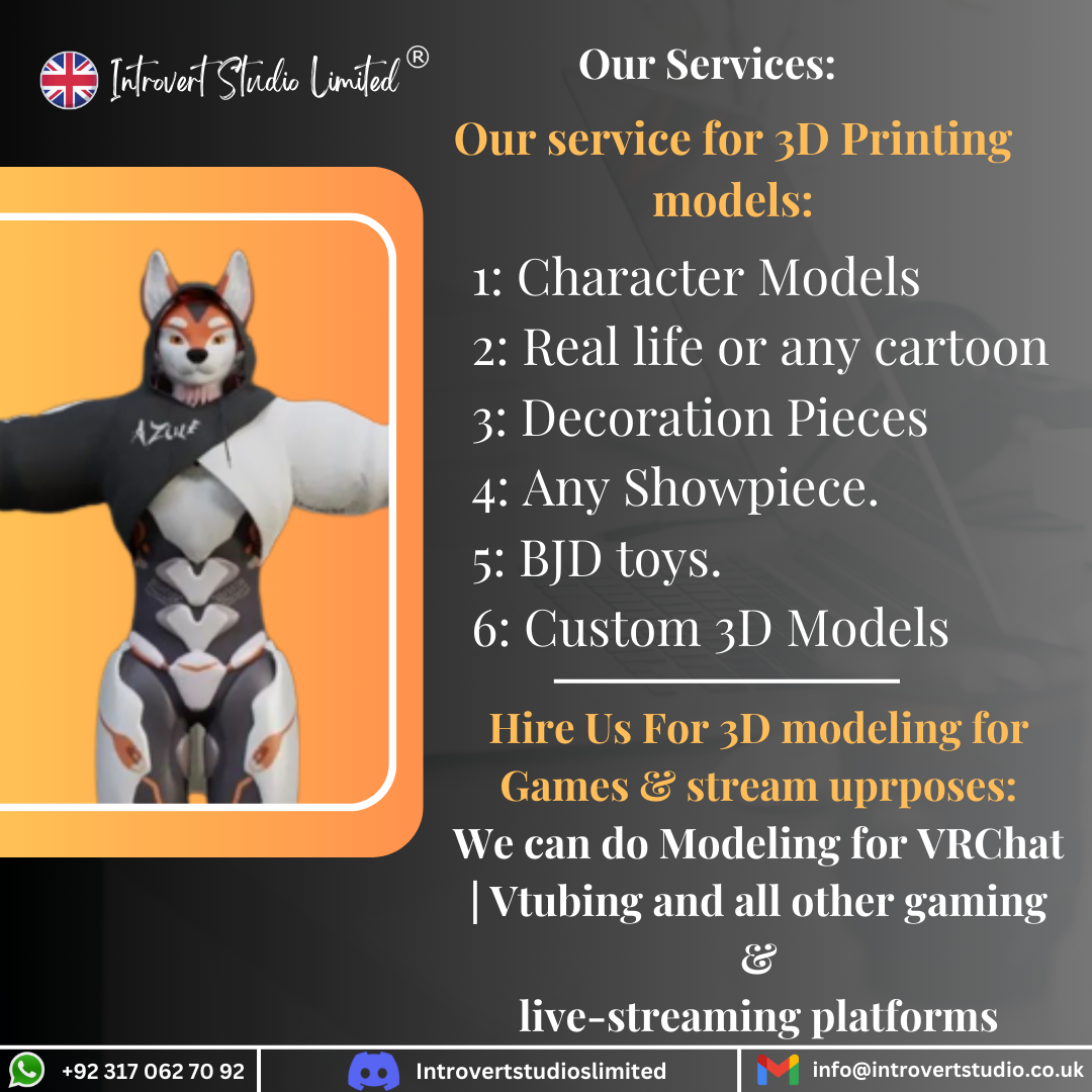 VRChat | vtubing and printring Model