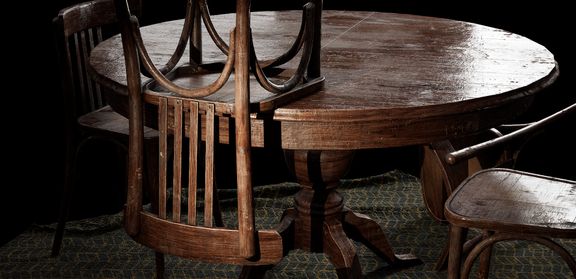 French Bistro Chairs and Table Set