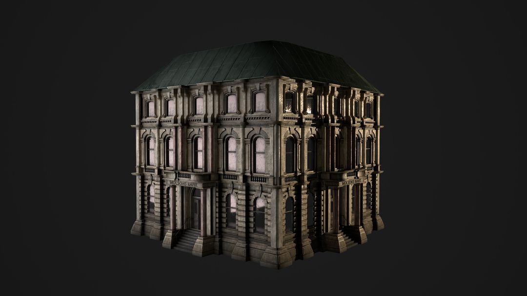 Modular Montreal Bank (Game Assets)
