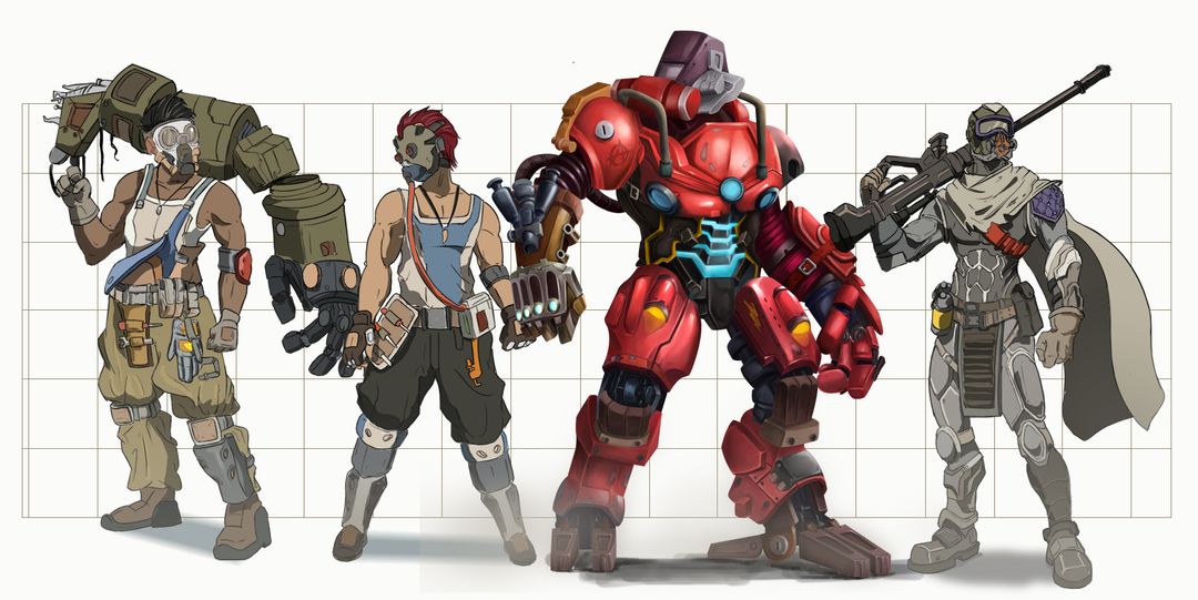 Various 2D Character Concepts
