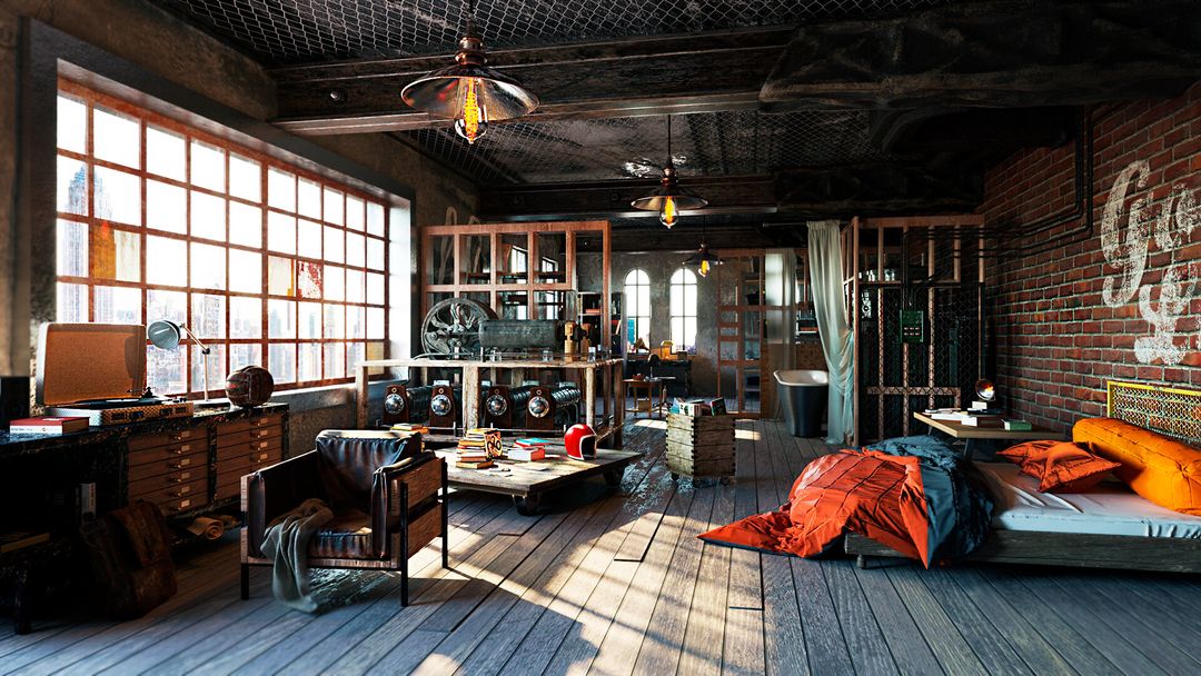 CG Modeling, Texturing, Render Visualization 3D Environment