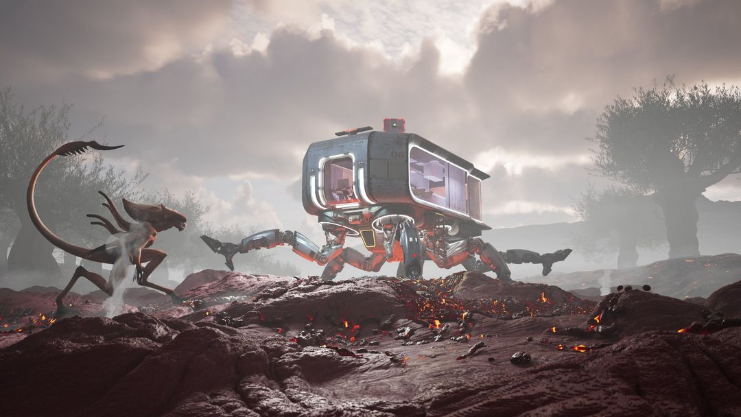 3D Environment Modeling texturing and lighting.