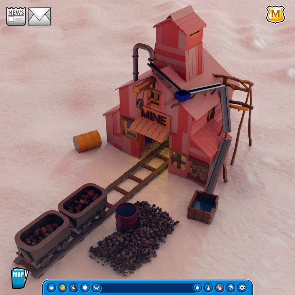 Club Penguin Mine Shack