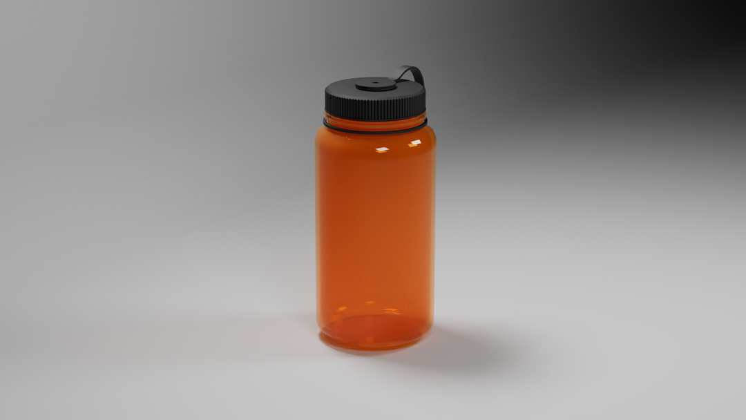 3D Modeled Nalgene Water Bottle
