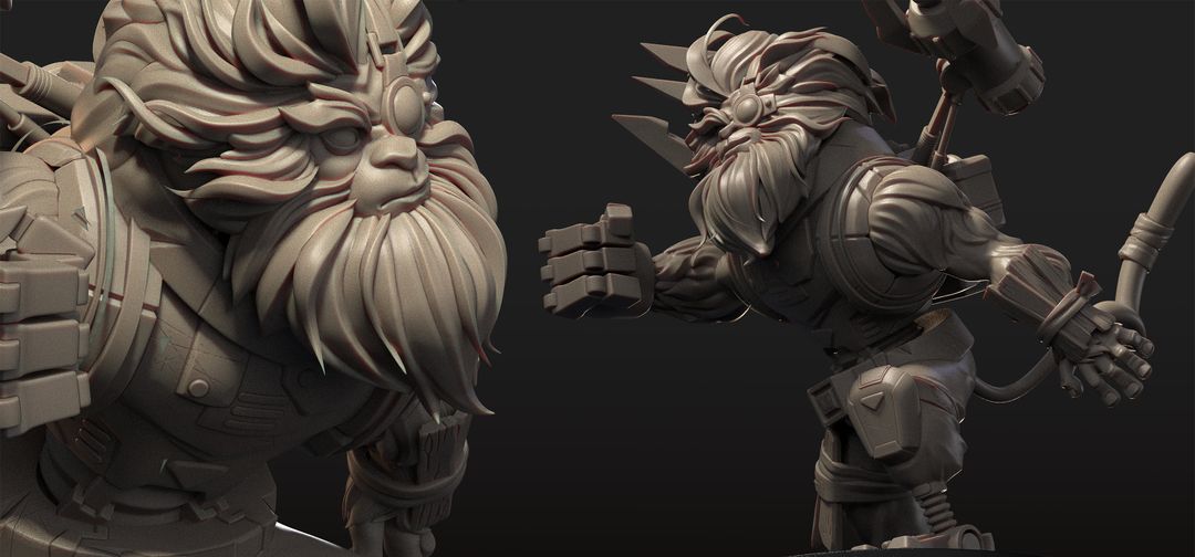 Collection of Sculpts for a MOBA