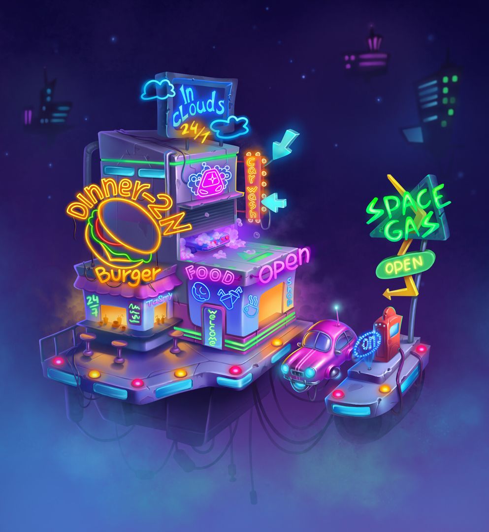 Cartoony Illustrations