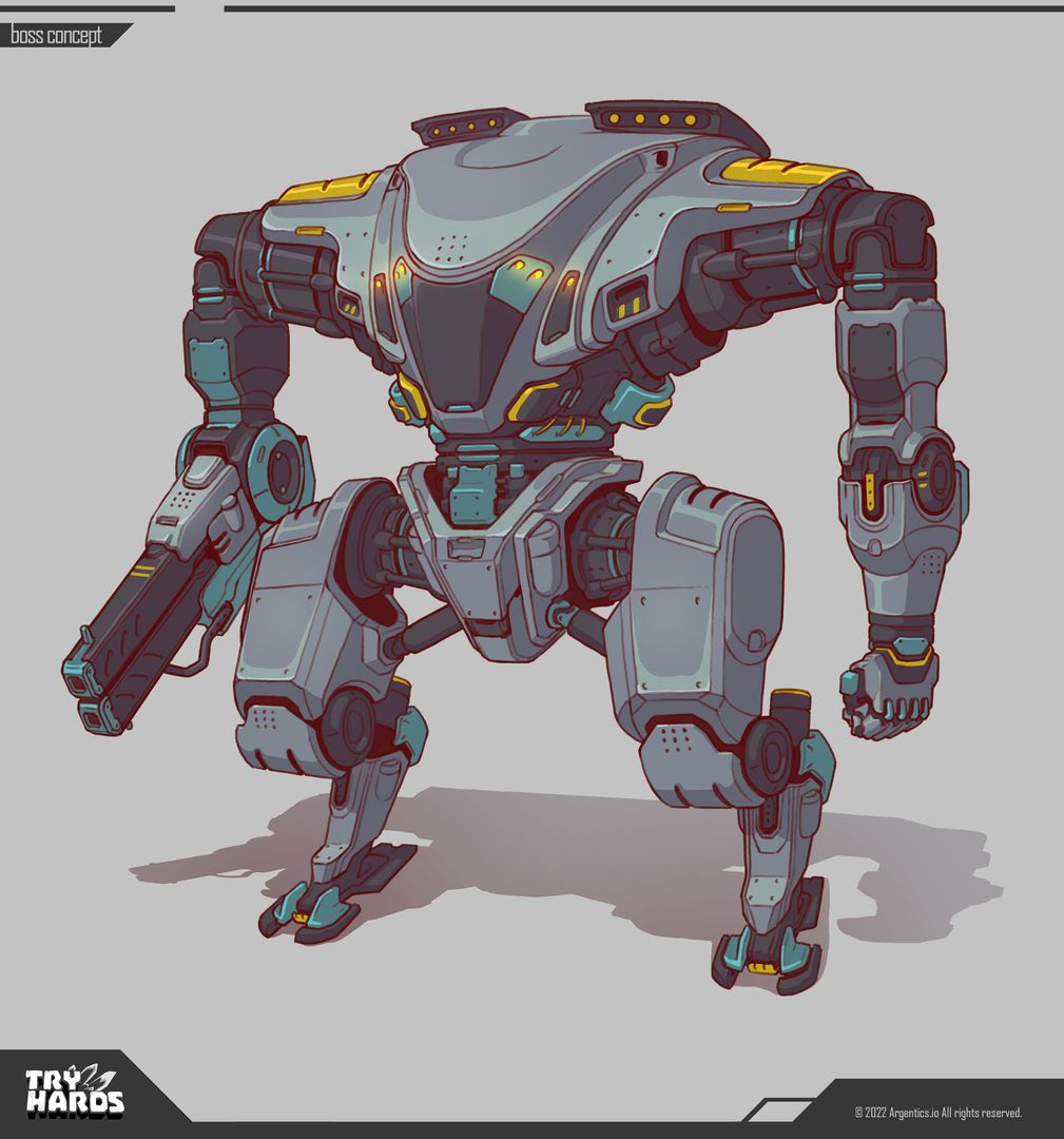 MOBA Robo Boss - Concept Art