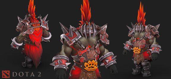 Multiple DOTA 2 Skins in 3D