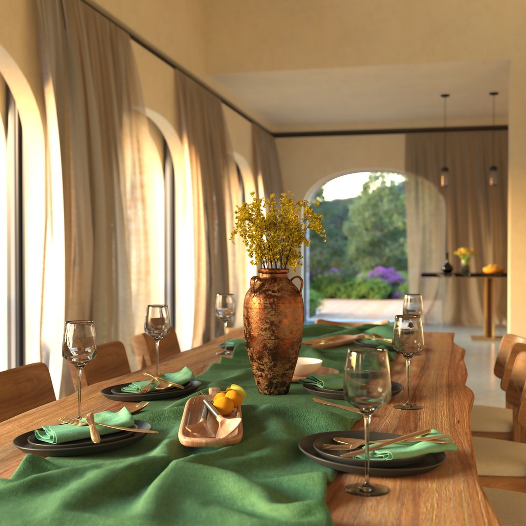 Dining Table Video Render by Mujeebur R.