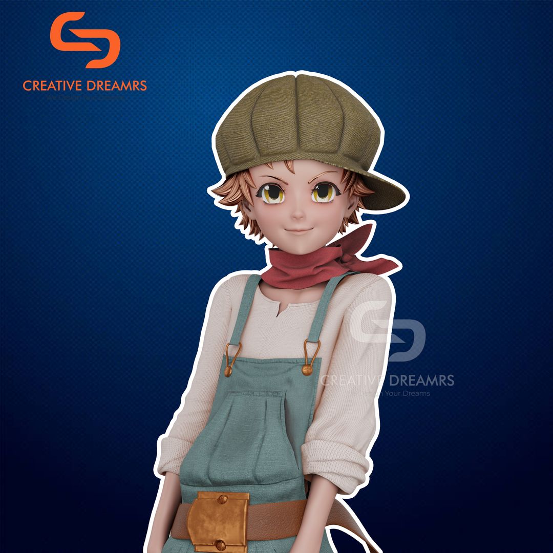3D anime character designing