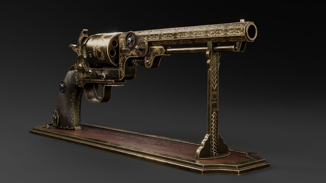 Steampunk 1851 Colt Navy by reza h.