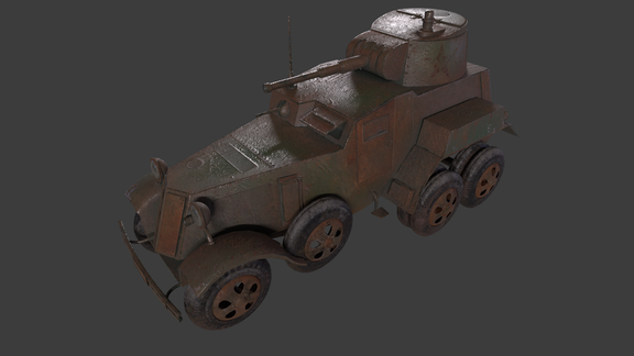 BA-10 | 6-Wheeled Heavy Armored Car