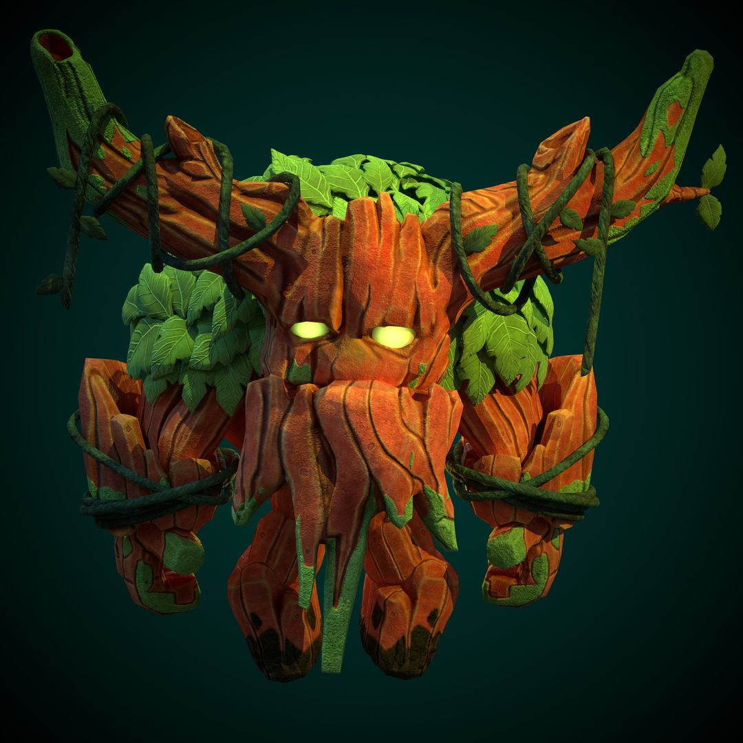 Summer and Winter Wooden Golem (Treant) - Nature Spirit